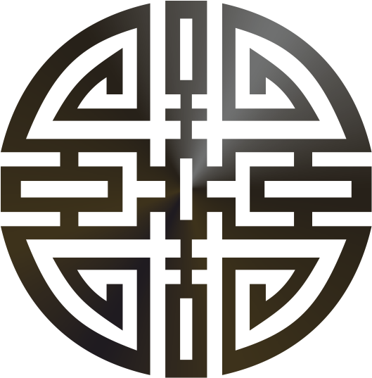 3D Wandschmuck "Chinesiches Shou Symbol"