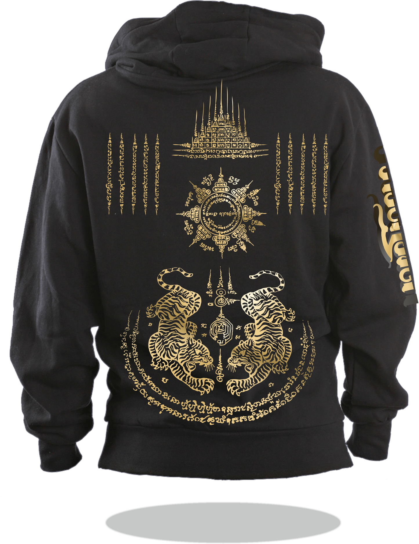 Hoodies Collection Muay Thai Thailand Black/Gold