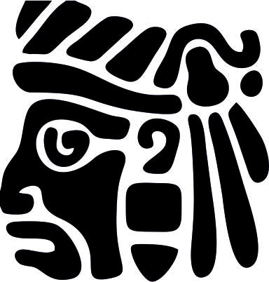 Wandtattoo Atztekische Gottheit
