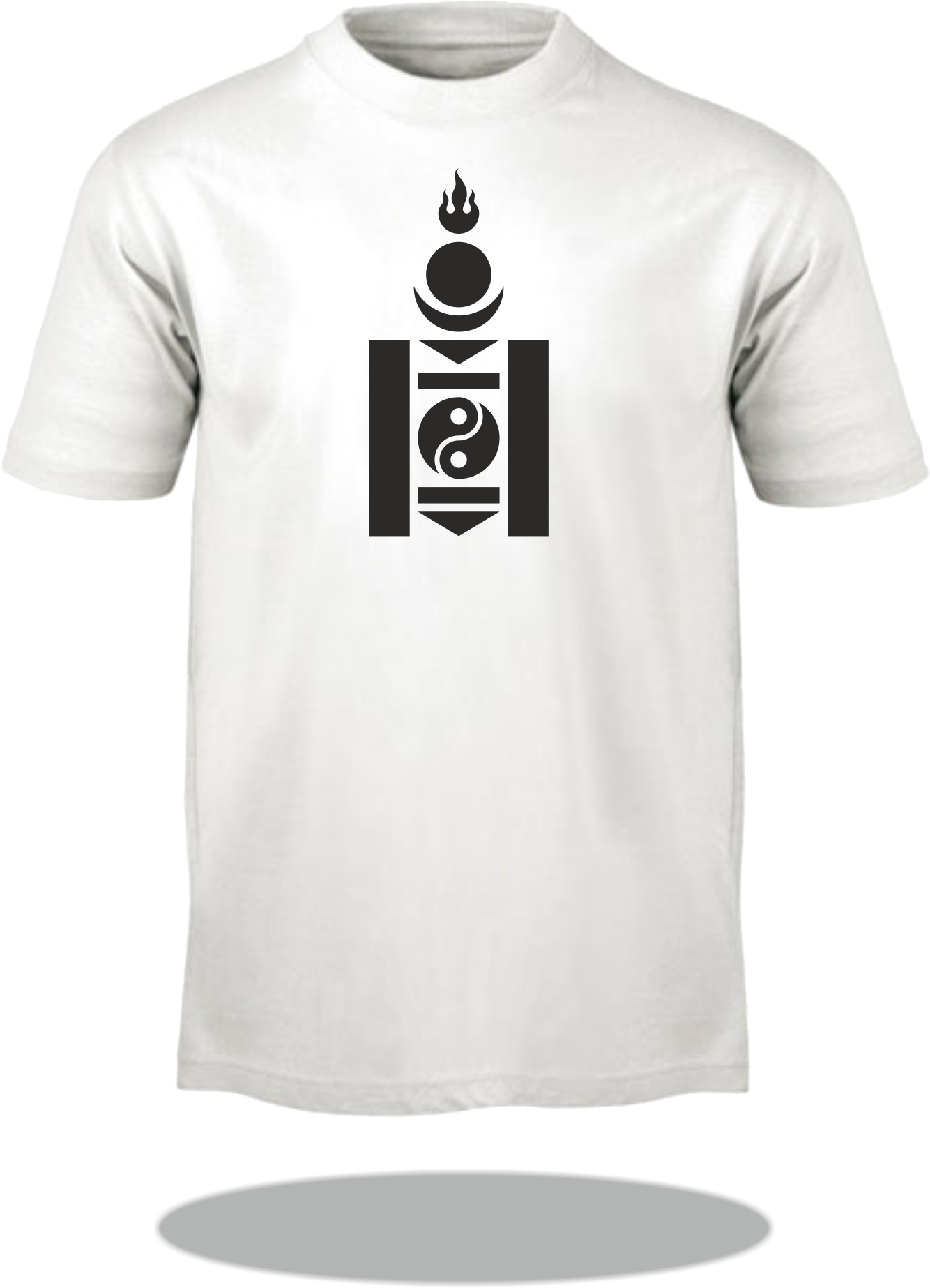 T-Shirt Mongolei Wappen/Flagge