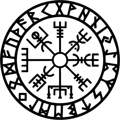 Wandtattoo Wikinger Vegvisir