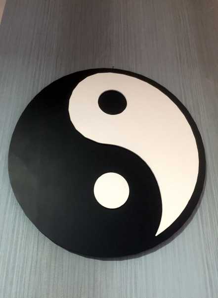 3D Wandschmuck "Yin und Yang"
