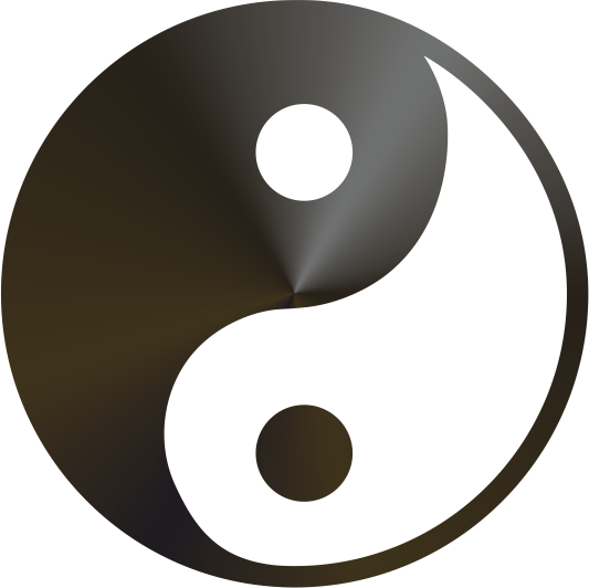 3D Wandschmuck "Yin und Yang"