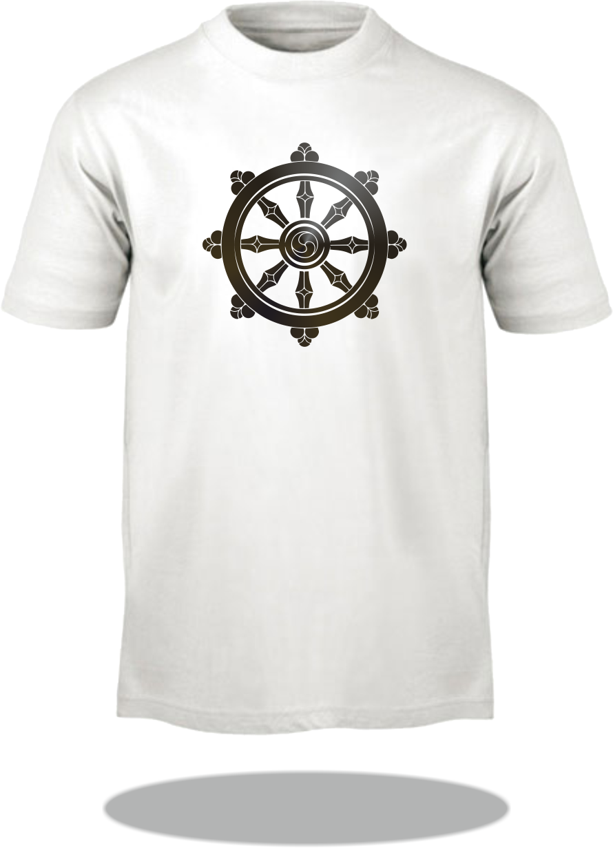 T-Shirt Zeichen & Symbol: Hinduistisches Dhamachakra / hindu symbol dharmachakra
