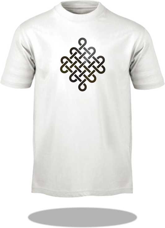 T-Shirt Zeichen & Symbol: Keltischer Knoten vertikal/ Celtic Knot