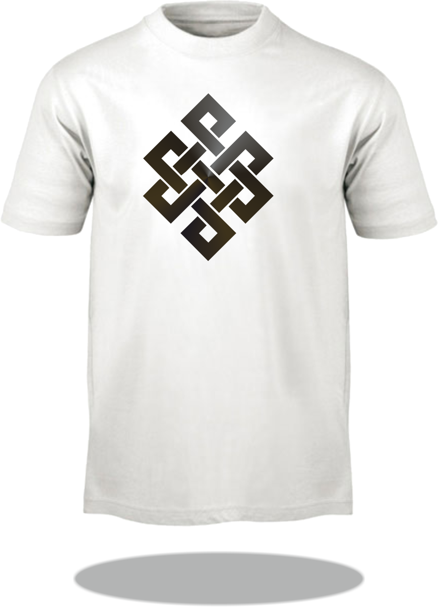 T-Shirt Zeichen & Symbole Unendlicher Knoten / Endless Knot / Karma