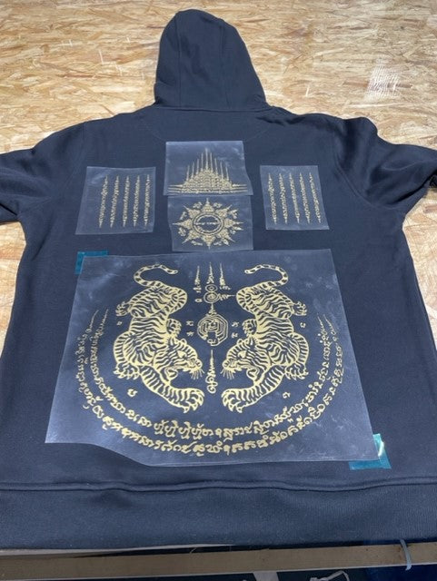 Hoodies Collection Muay Thai Thailand Black/Gold