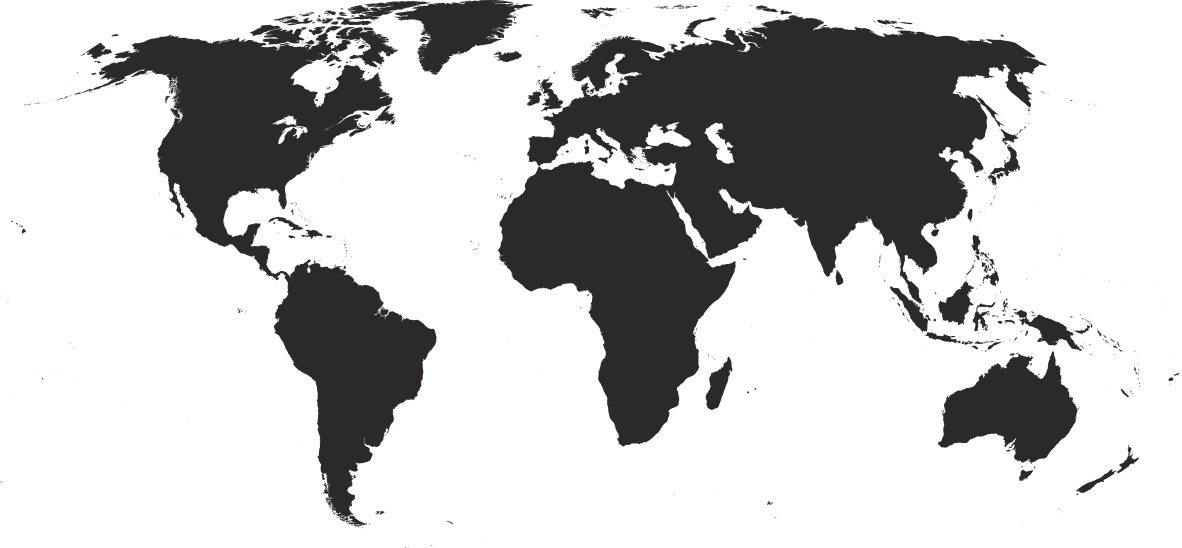 Wandtattoo Landkarte Welt / Worldmap