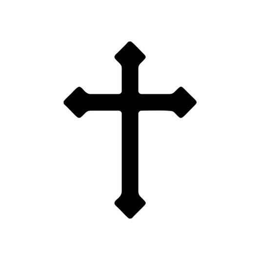 Wandtattoo Zeichen & Symbole "Christliches Kreuz"