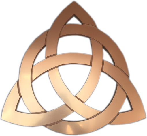 3D Wandschmuck Keltischer Knoten (dreieckig)