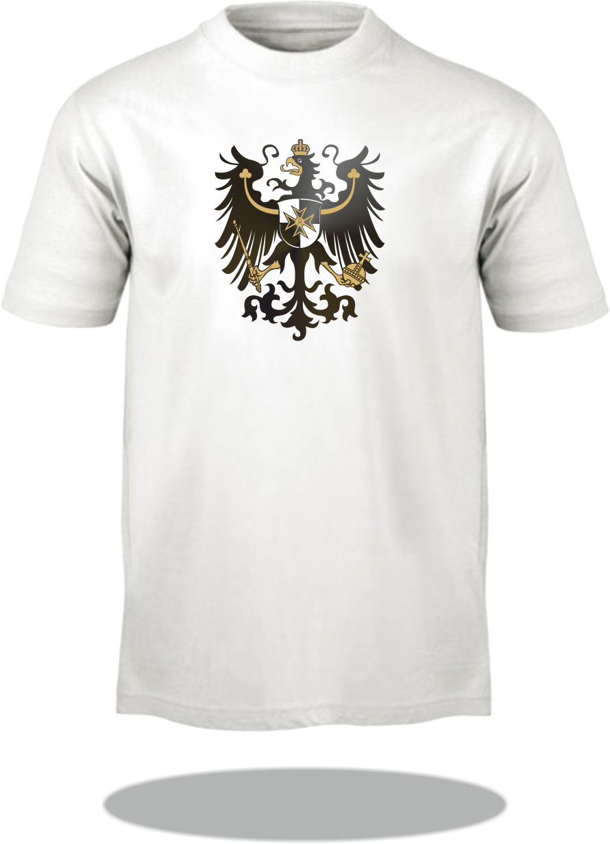 T-Shirt Wappen Reichsadler Kaiserreich Deutschland / Preußen