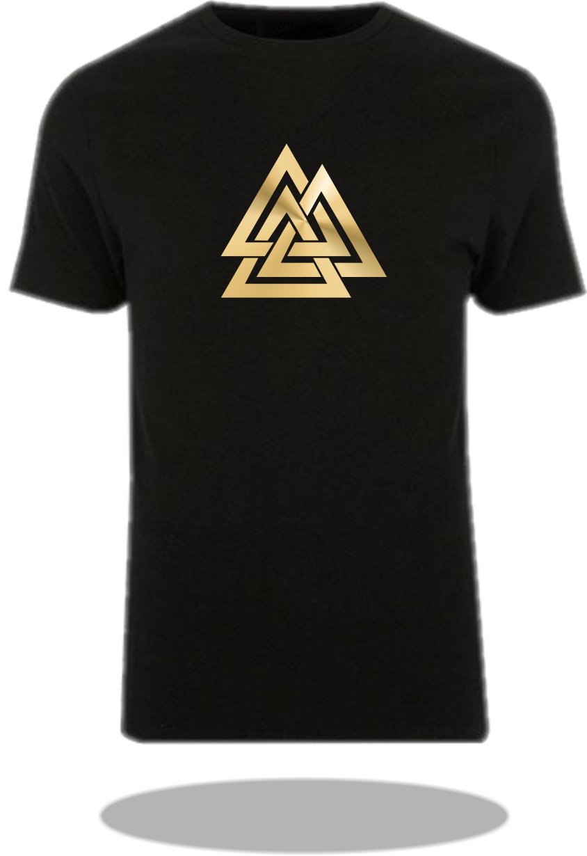 T-Shirt Zeichen & Symbol: Wikinger Valknut / Vinking Symbol Valknut
