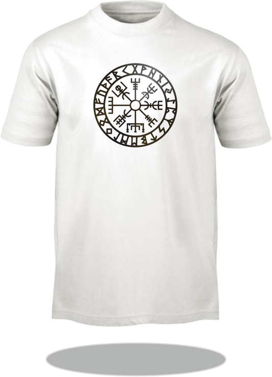 T-Shirt Zeichen & Symbol: Wikinger Vegvisir / Viking Smybol Vegvisir