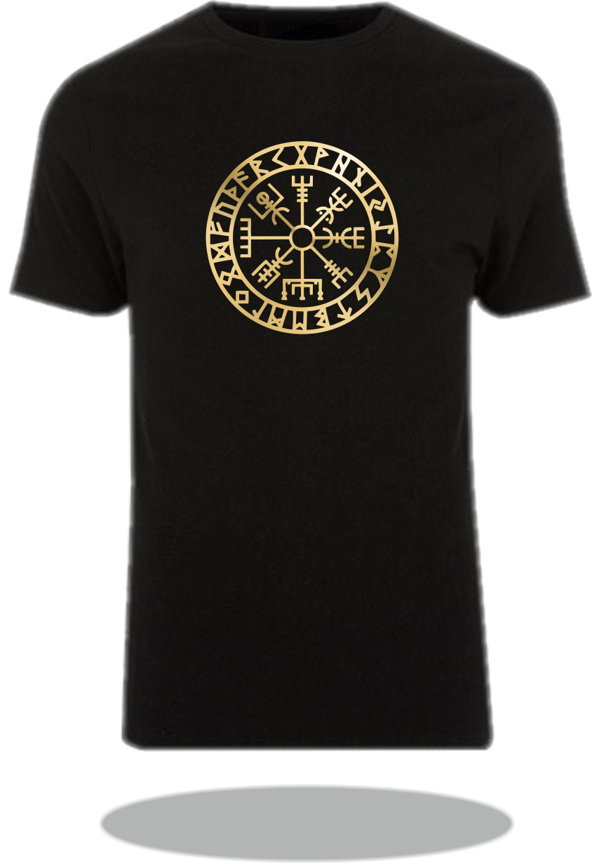 T-Shirt Zeichen & Symbol: Wikinger Vegvisir / Viking Smybol Vegvisir
