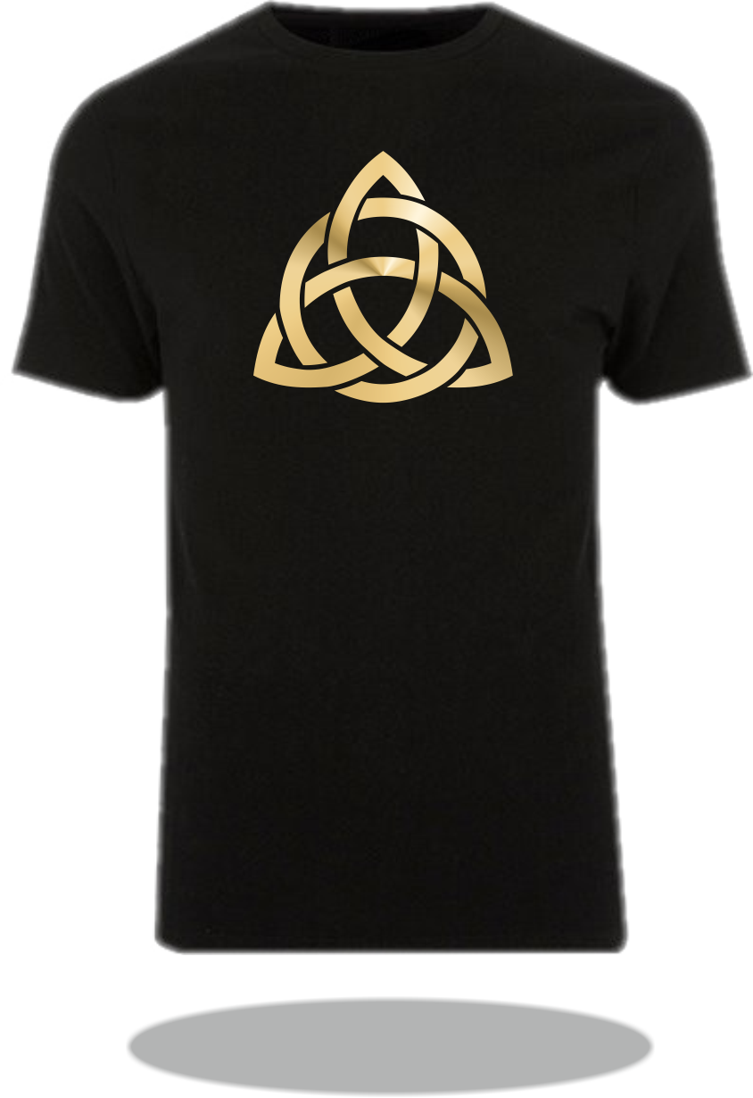 T-Shirt Zeichen & Symbol: Keltischer Knoten dreieckig / Celtic Knot