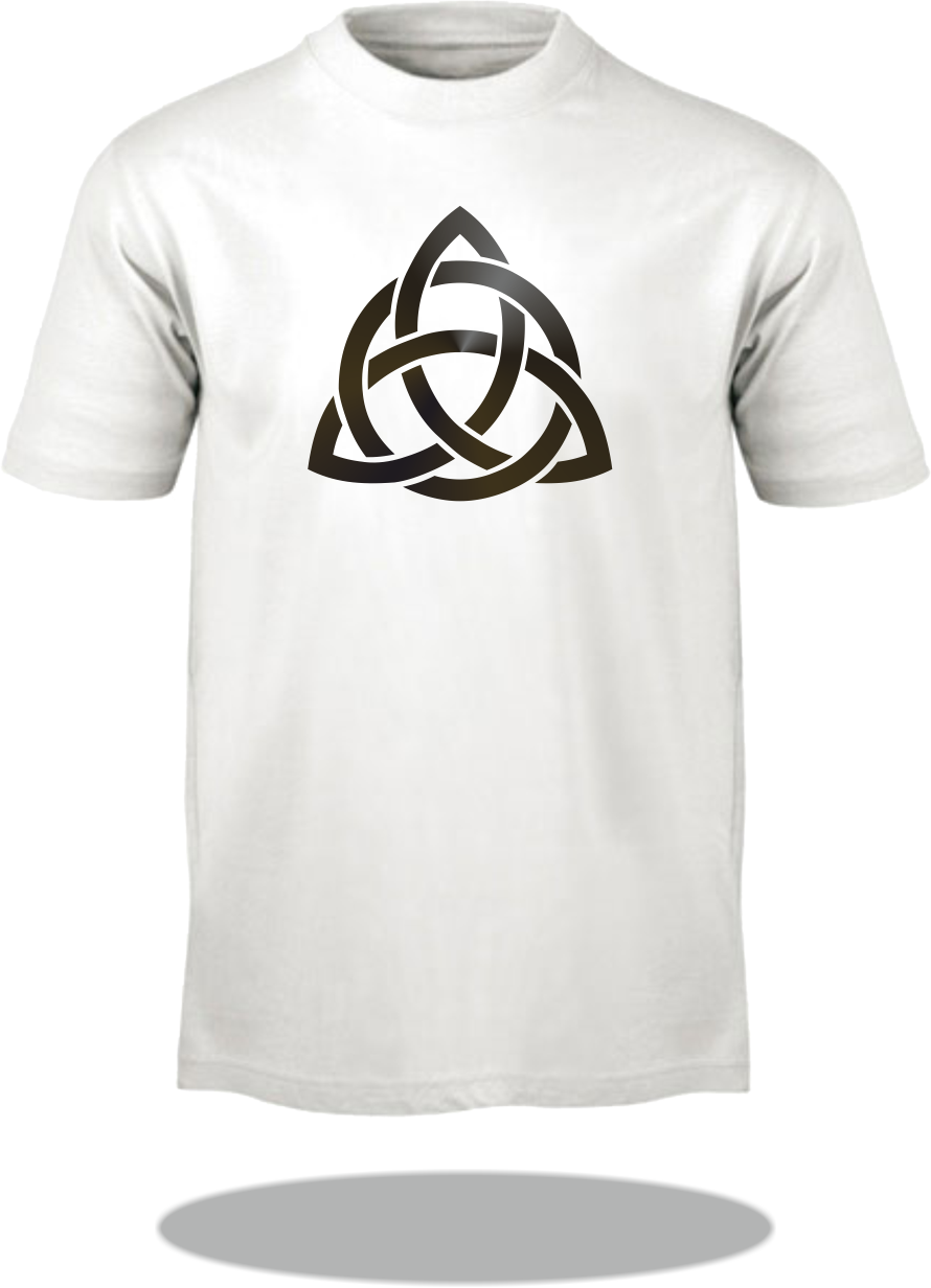 T-Shirt Zeichen & Symbol: Keltischer Knoten dreieckig / Celtic Knot