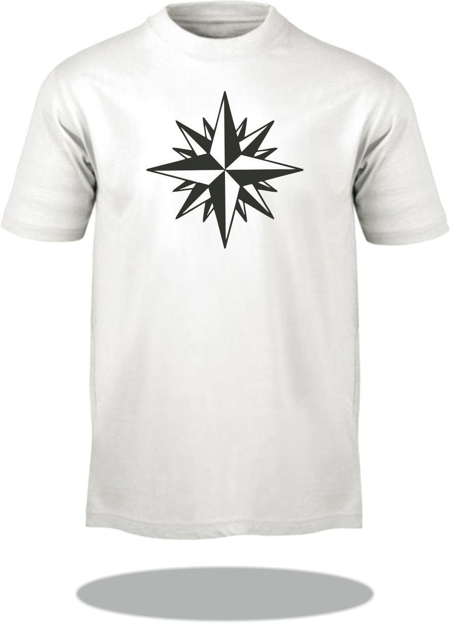 T-Shirt Zeichen & Symbol: Kompass / Compass