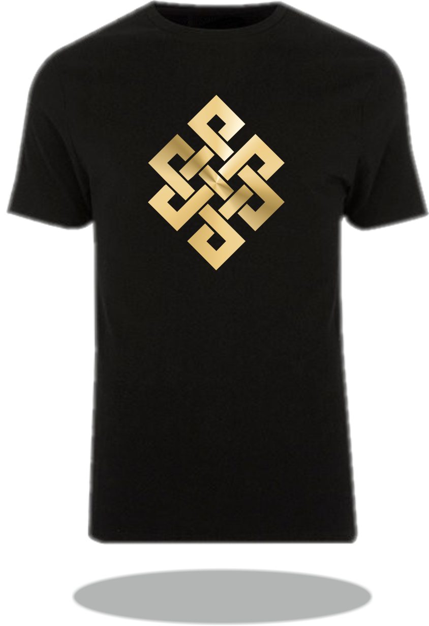 T-Shirt Zeichen & Symbole Unendlicher Knoten / Endless Knot / Karma